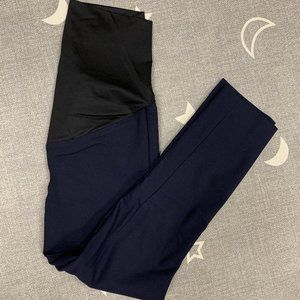 Loft Petite Maternity Navy Pants